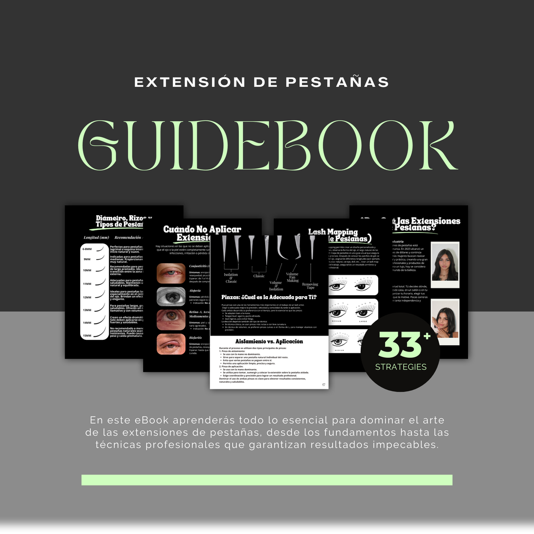 Extensiones de Pestañas Starter Guide E-Book (ESP)